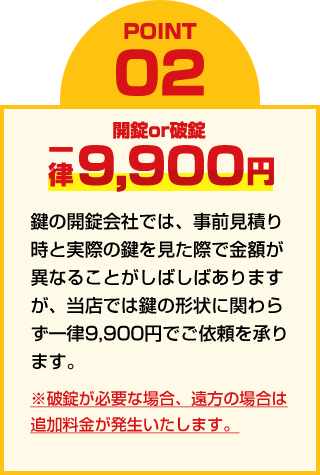 一律 9,900円